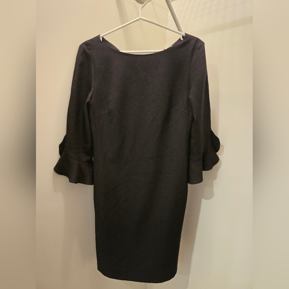 Karl Lagerfeld Black Long Sleeve Dress